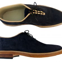 New Men's Formal Shoes, Men's Dark Blue Leather Formal Shoes