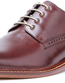 Genuine Leather Perforated Cap-Toe Oxford Handmade Shoes for Men