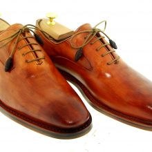 Men NEW HANDMADE LUXURY OXFORDS Goodyear Welted Shoe