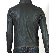 Handmade Mens Slim Fit Biker Jacket, Men Leather Jacket