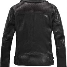 New Ribbed Leather jacket for mens new fashion