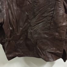 VTG Men's Polo Full-Zip Genuine Leather Jacket Size L Biker Rock Star