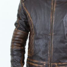 New Handmade Vintage Men's Biker Motorcycle Casual Slim Fit Lambskin Leather Jacket