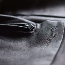 New Handmade Men's Black Biker Leather Jacket