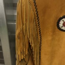 New Handmade Men's Vintage Leather Fringed Western Jacket