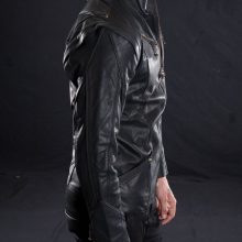 New Handmade Men’s Black Leather Motorcycle TRYST Jacket