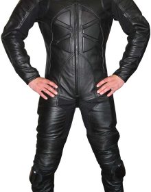 New Handmade Men’s Black Leather Motorcycle TRYST Jacket