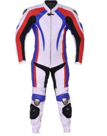 Mens Retro Motorcycle Sports Leather Suit Motorbike Racing Biker Suit Armors