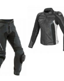 Handmade Retro Motorcycle Sports Leather Suit Motorbike Racing Biker Suit Armors