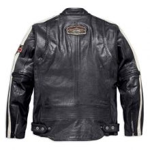 New Handmade Harley Davidson Mens Motorcycle Mid-Weight Leather Jacket