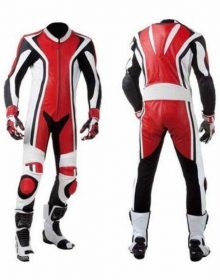 Mens XPRO Motorcycle Leather Suit Motorbike Racing Leather Biker 1PC Suit Armors