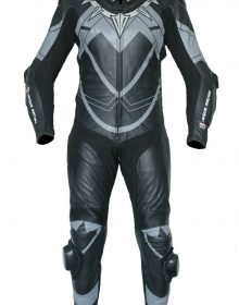 Unique Racing Spider Print Motorcycle Motorbike Leather one Piece Suit CE Armors