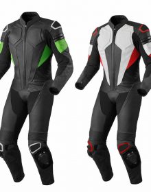 Retro Mens Motorcycle Racing Leather Suit Motorbike Leather Biker Suit Armors