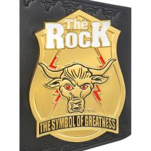 The Rock "Brahma Bull" Replica Championship Title Belt