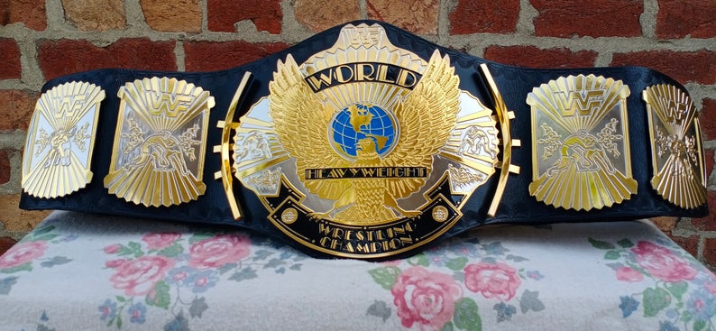 WWF New World Winged Eagle Championship Wrestling Replica Title Belt Adult Size 