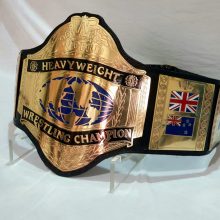 WWF European Wrestling Championship Leather Replica Belt Thick Plated Adult Size 