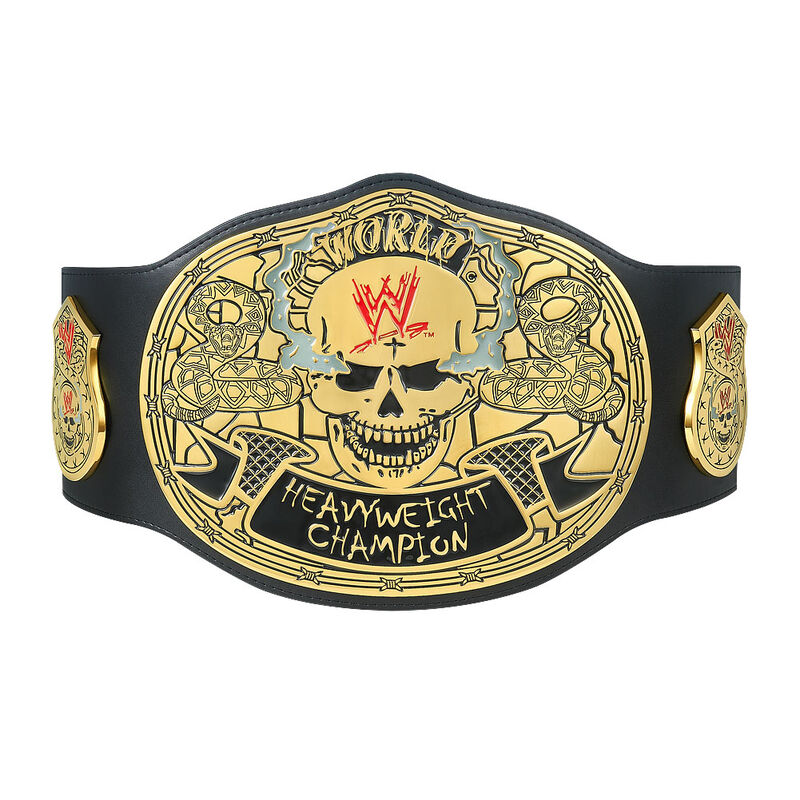 WWE Authentic Wear Stone Cold Smoking Skull Championship Replica Title Belt 