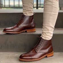 New Handmade Cowhide Leather Fall Essentials boot for men