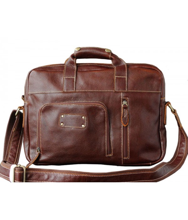 HANDMADE PROFESSIONAL LEATHER BAG FOR LAPTOP & OFFICE - Hand Made ...